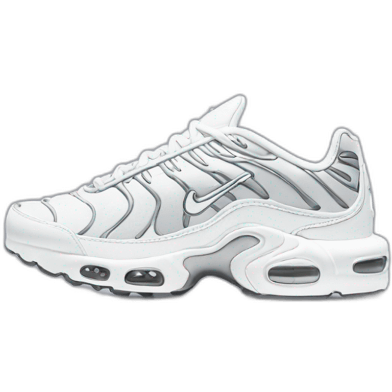 Nike tn white emoji