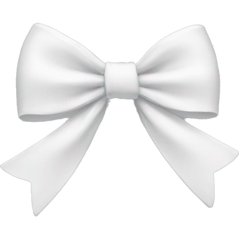 white bow emoji