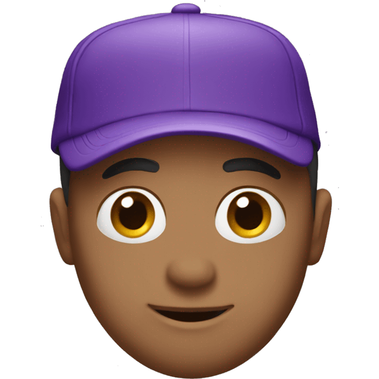 purple cap emoji