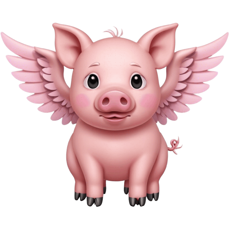 Pig with wings  emoji