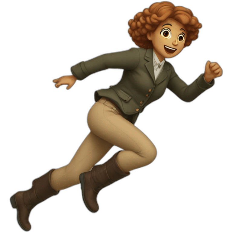 Jumping Lizzie emoji