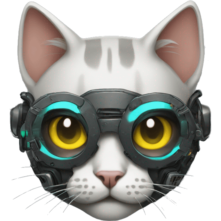 cyberpunk cat emoji