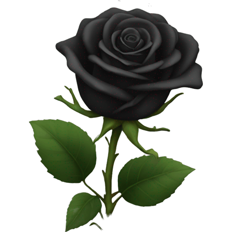 black rose  emoji