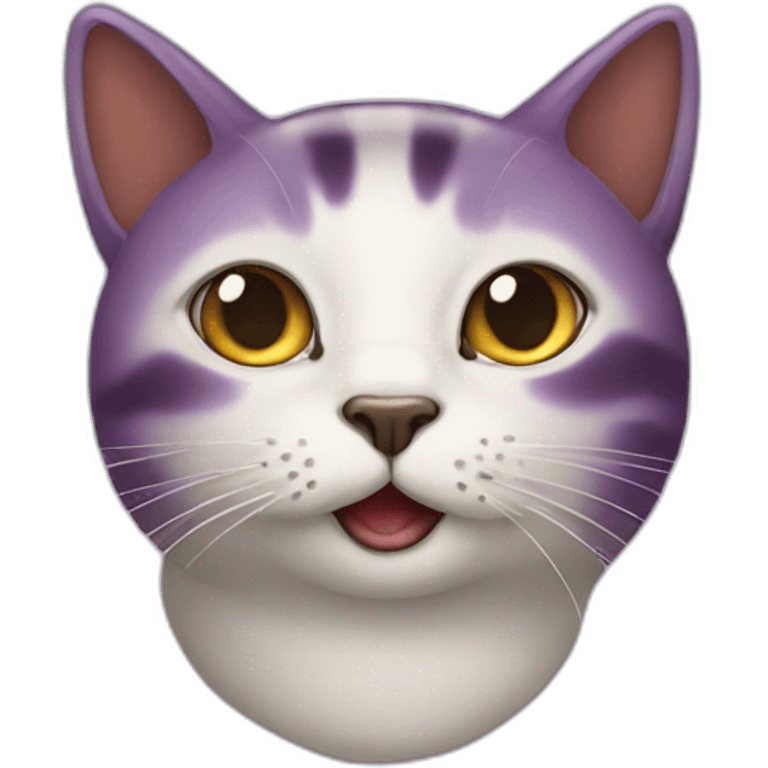 Cat eggplant emoji