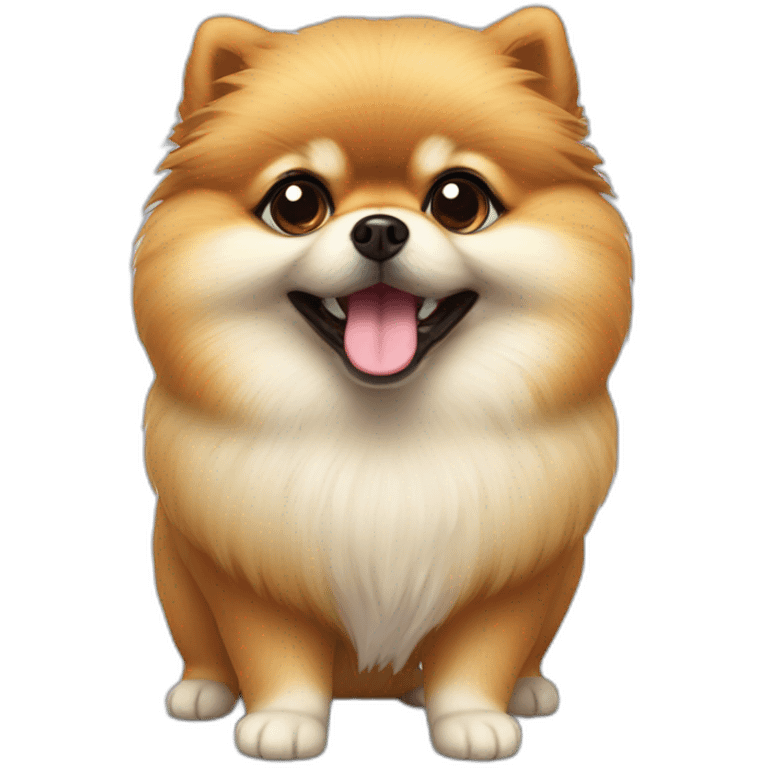 cute-dwarf-pomeranian emoji