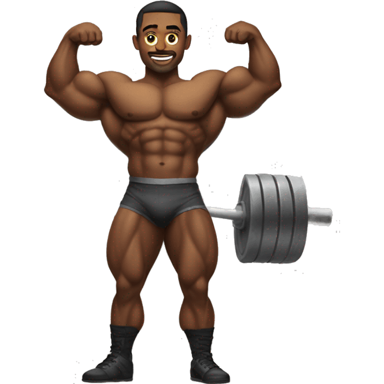 bodybuilder king emoji