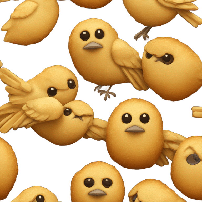 crusty bread bird emoji