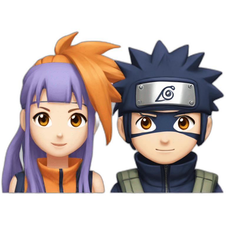 Naruto and hinata emoji