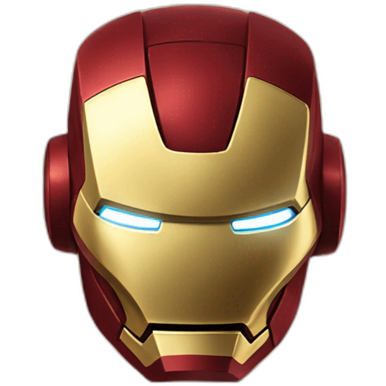 Iron man in sky emoji