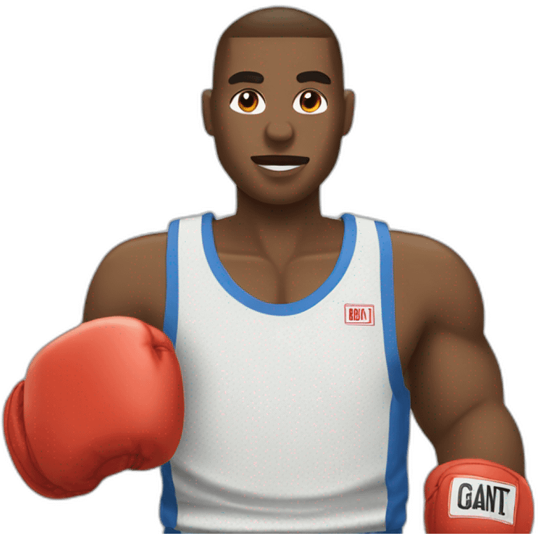 Un gant de boxe qui joue au basket emoji