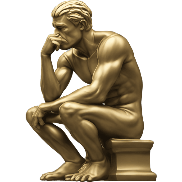 the thinker emoji