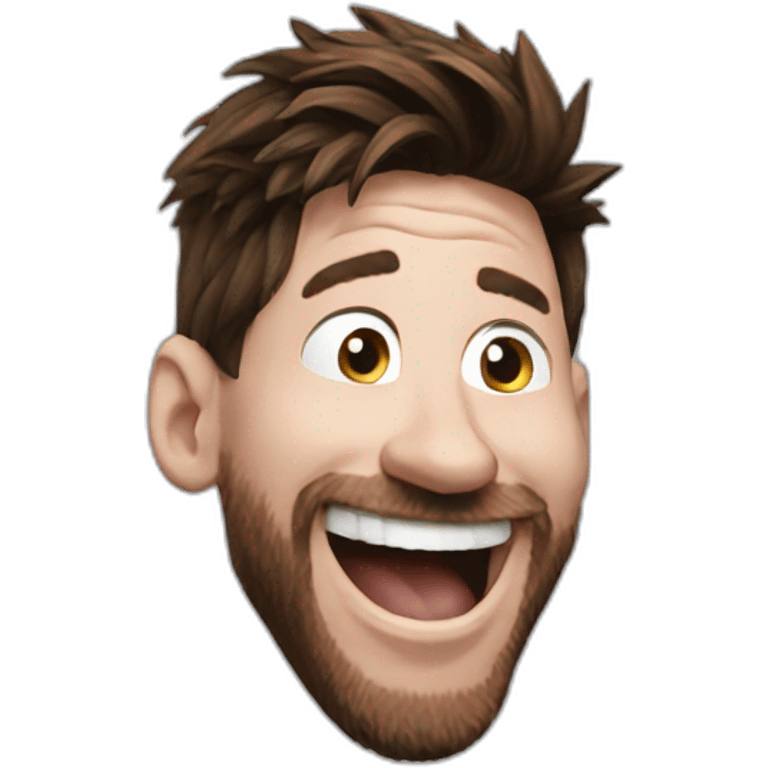 messi laugh emoji