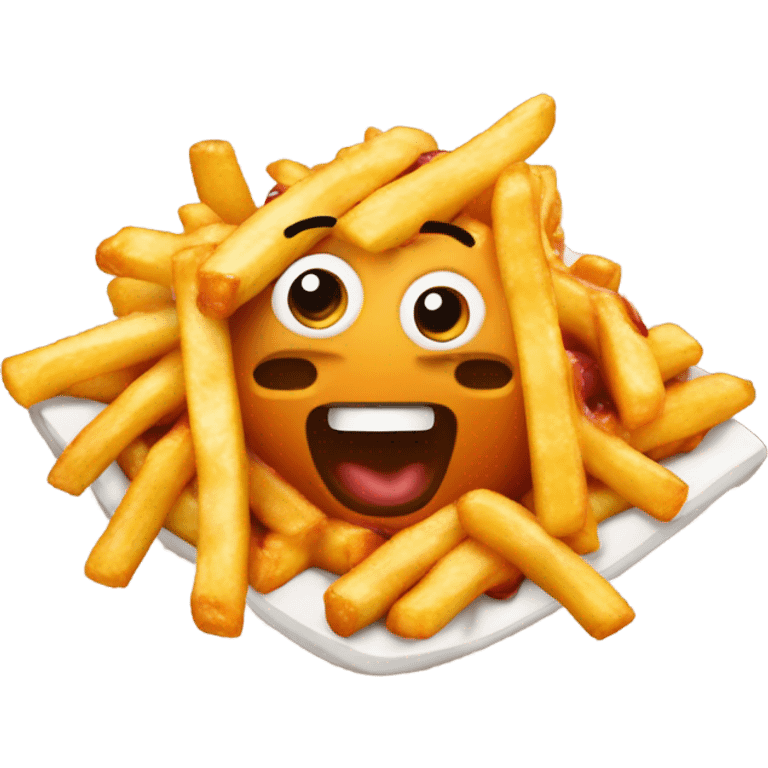 Chili cheese fries  emoji