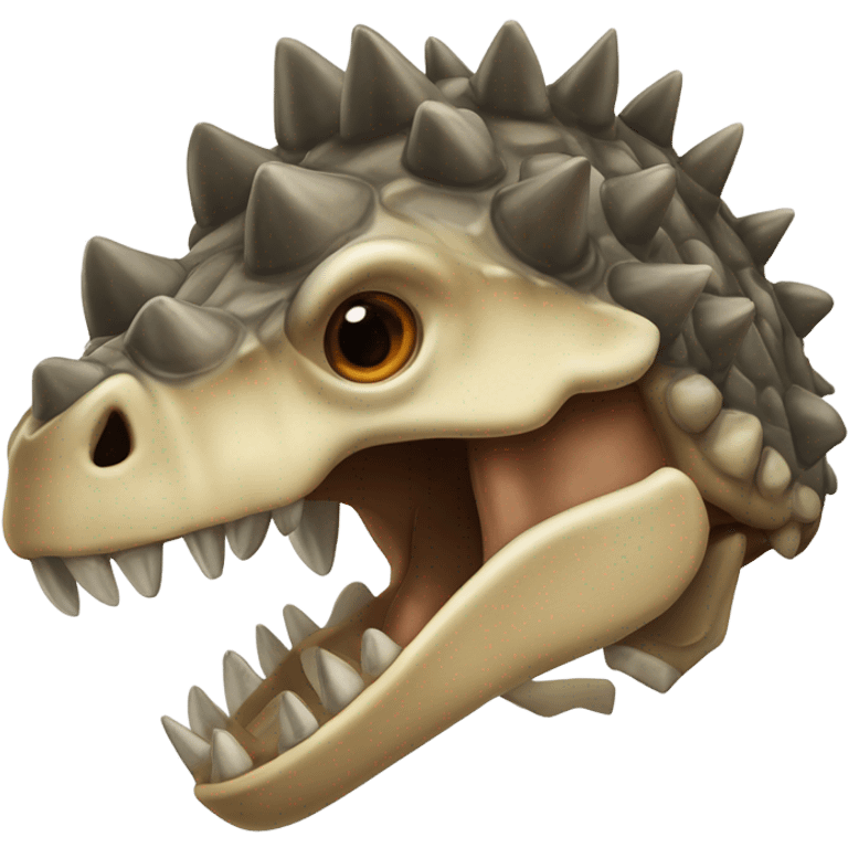 Ankylosaurus head emoji