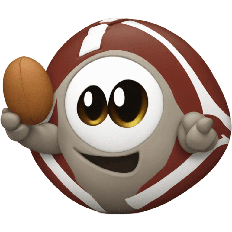 Buckeye holding a foo emoji