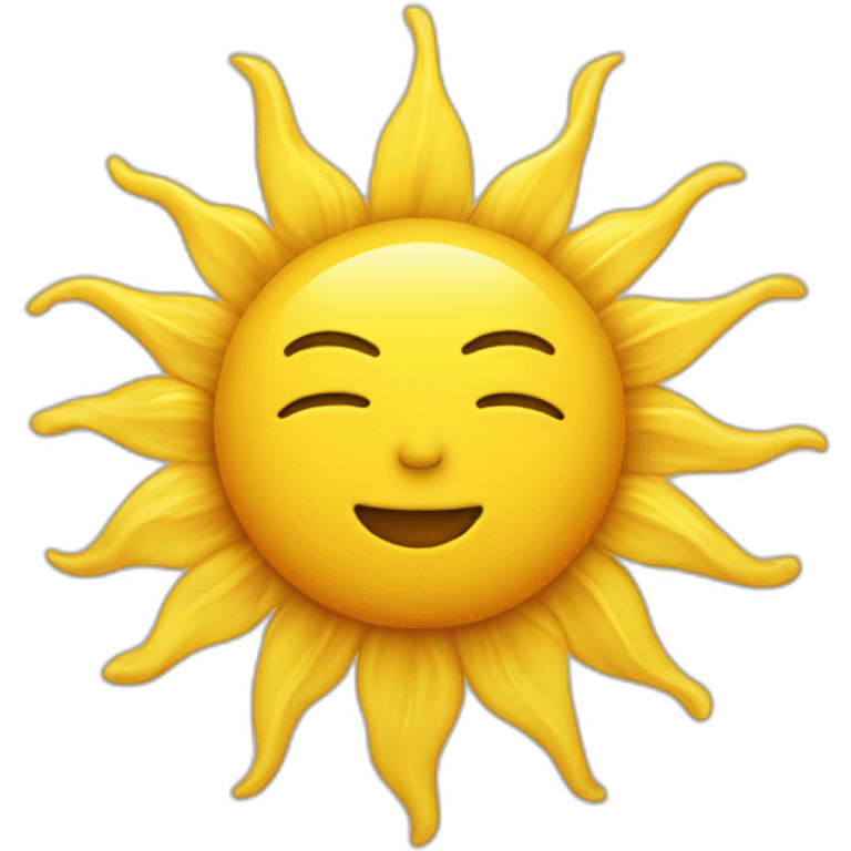 Soleil, en colère emoji