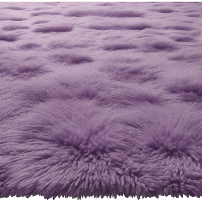 Cute lavender rug  emoji