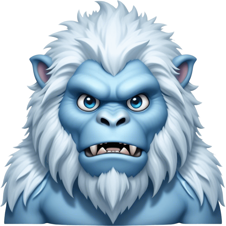 Cinematic Realistic WoW Yeti Portrait, head tilted epicly and inquisitively, showcasing a primal blend of raw might and mystical allure. His thick, shaggy fur in icy whites and pale blues and piercing ice-blue eyes are rendered in meticulous detail under dynamic, frosty lighting, high shine, epic and awe-inspiring, embodying the mystique of the frozen wilderness. emoji