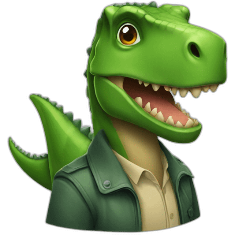 Dinosaur developer emoji