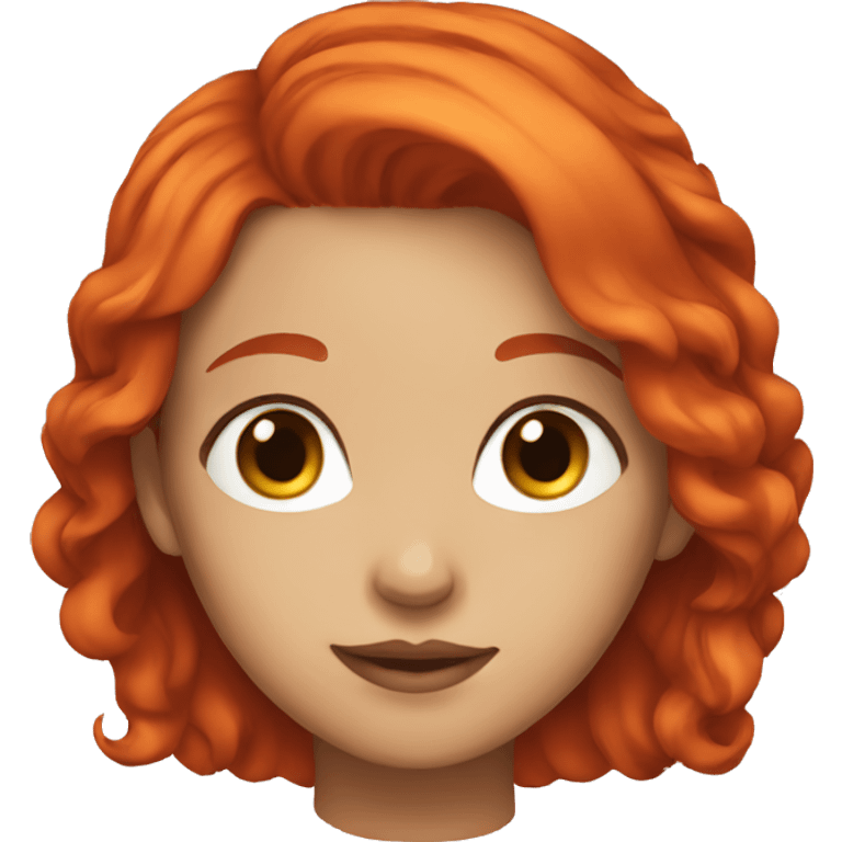 girl with red hair emoji