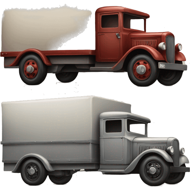 Very large 1934 moving truck emoji