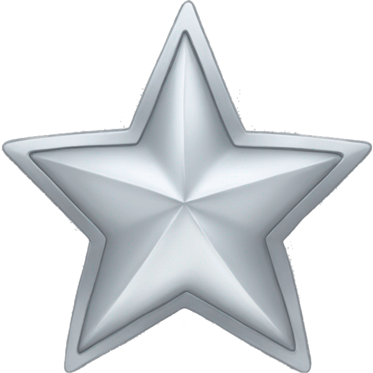 Silver star emoji