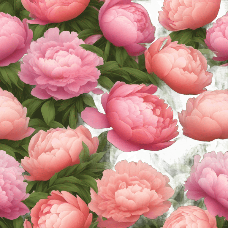 peonies emoji