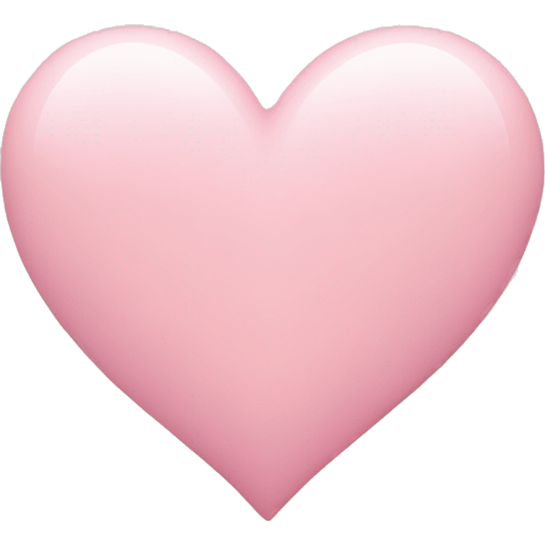 light pink heart  emoji