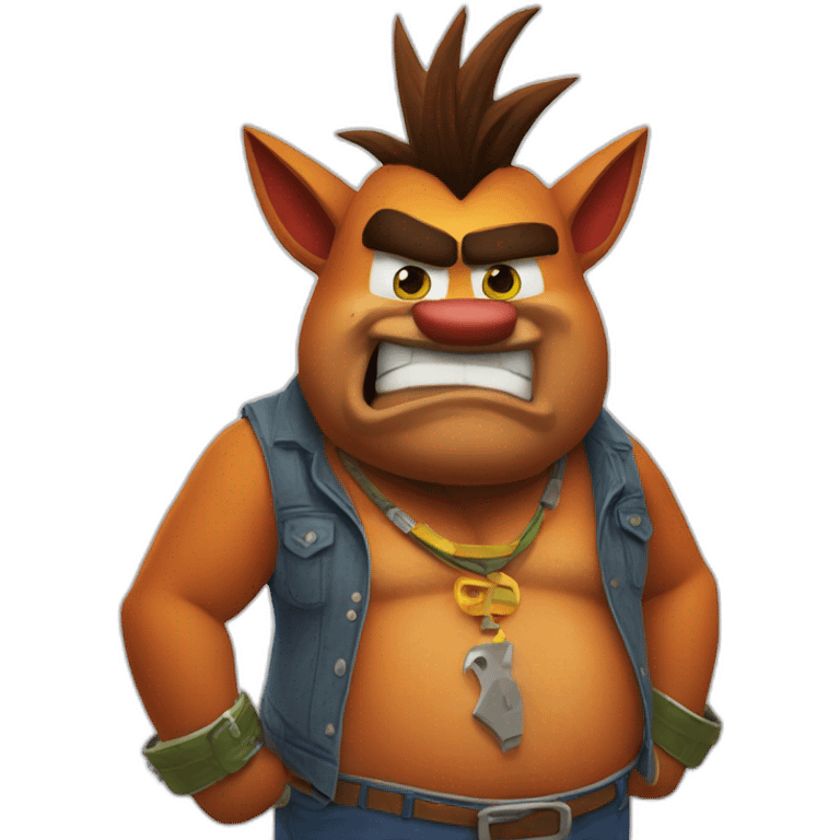 fat crash bandicoot emoji