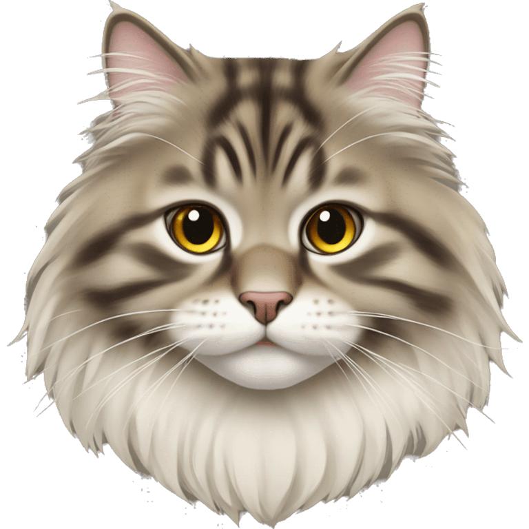 Siberian forest cat emoji