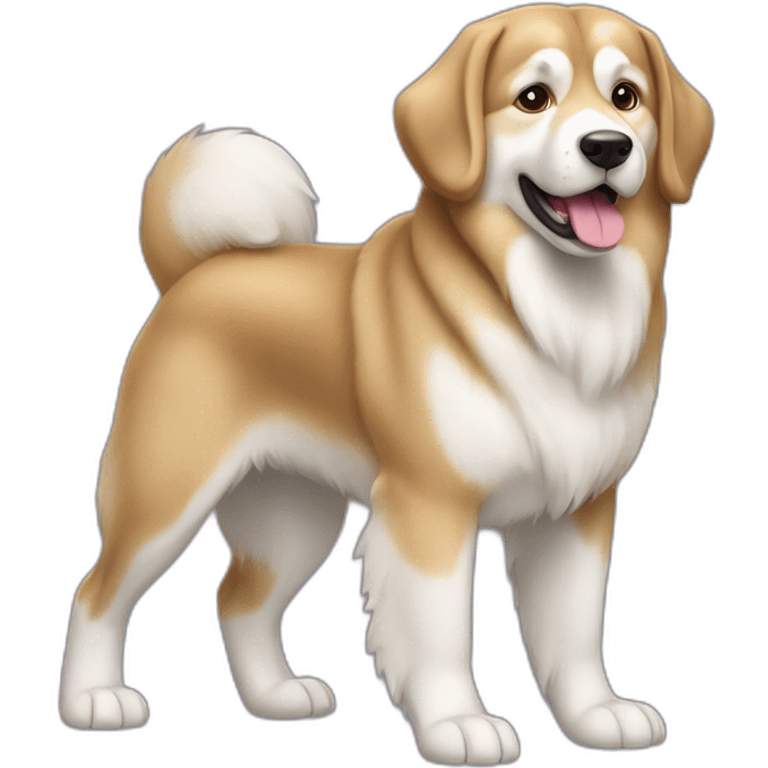 Dog alaskan malamut full-height emoji