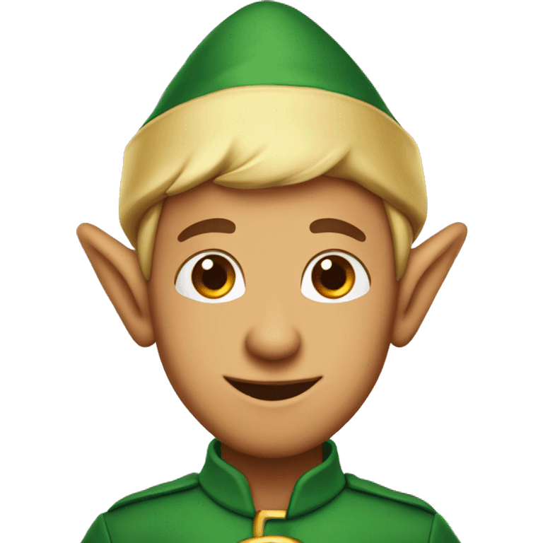 Christmas elf emoji