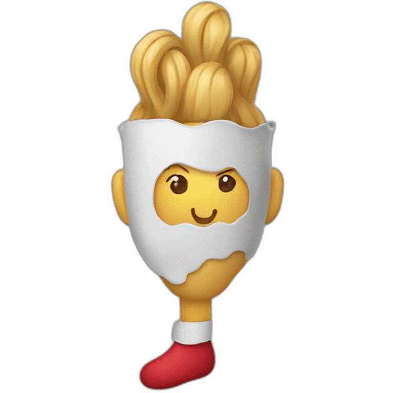 Tete de chaussette emoji