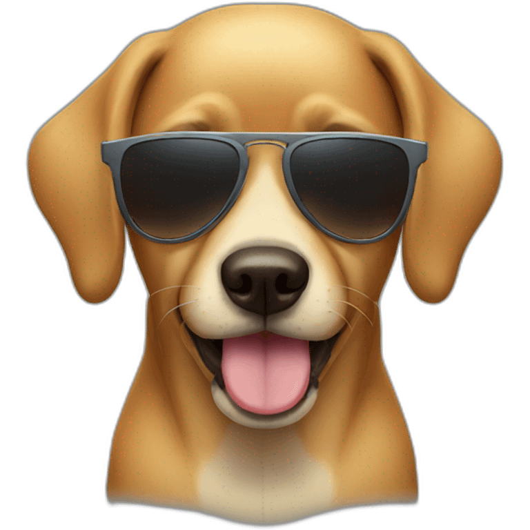 dog with sunglasses  emoji