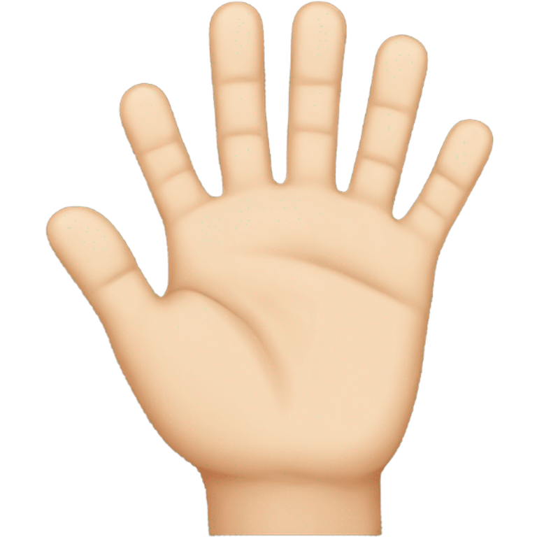 hand with 5 fingers emoji