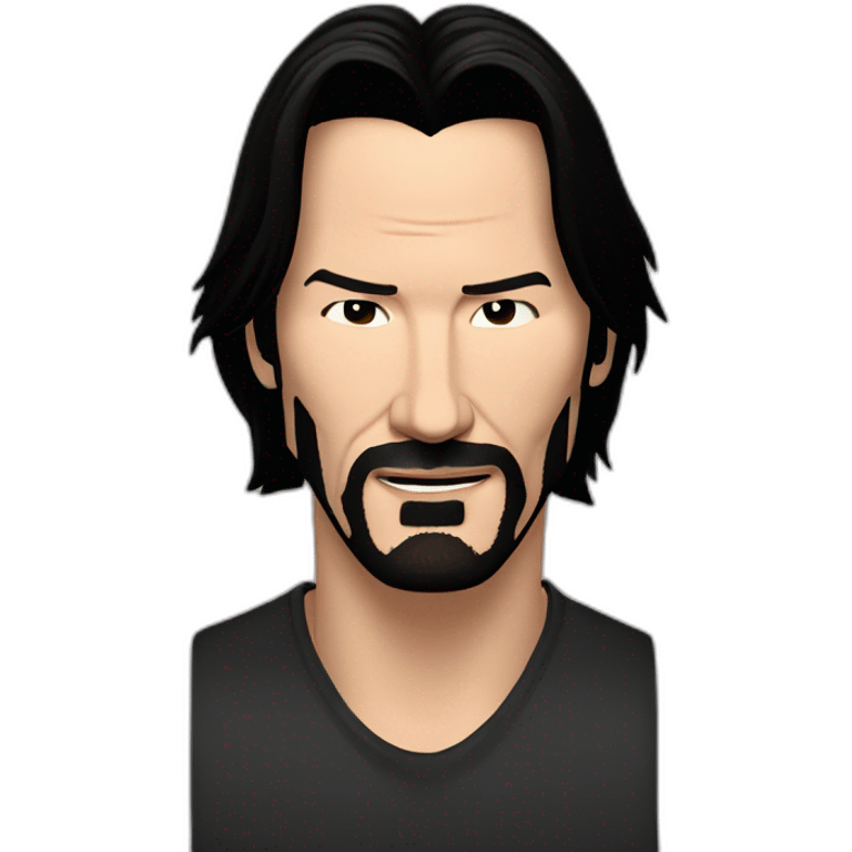 keanu Reeves you're breath-taking emoji