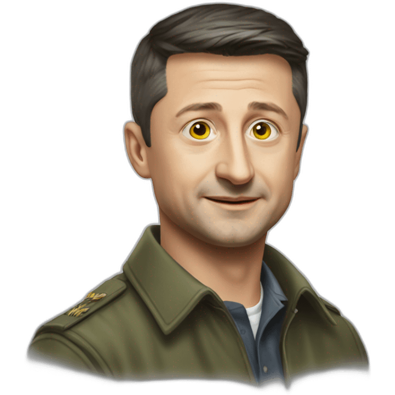 Presented of Ukraine Vladimir Zelensky emoji