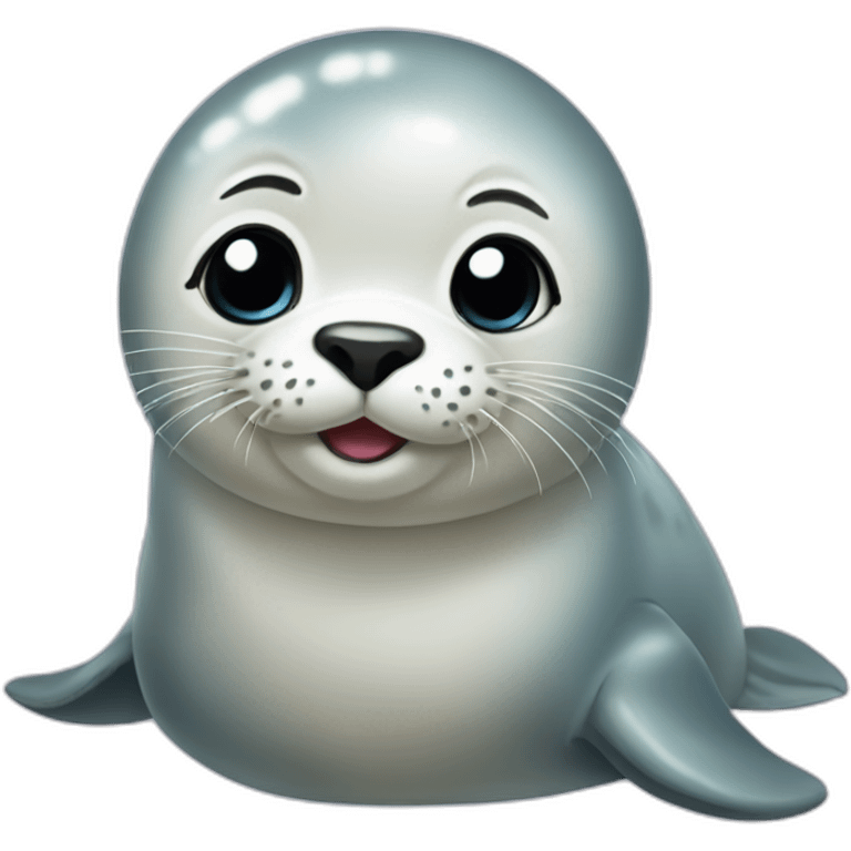 wild baby seal emoji