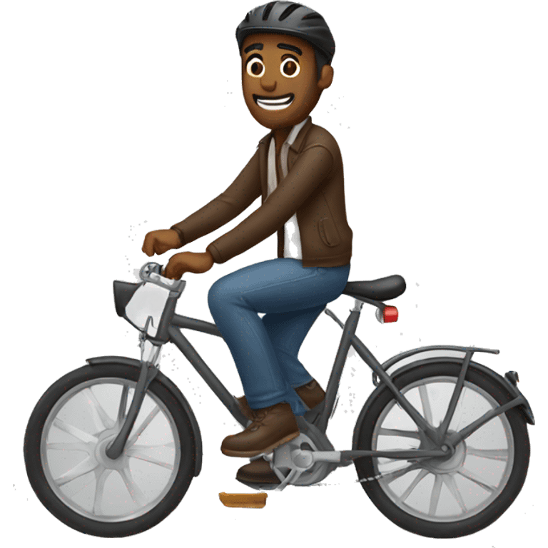 man on bike emoji