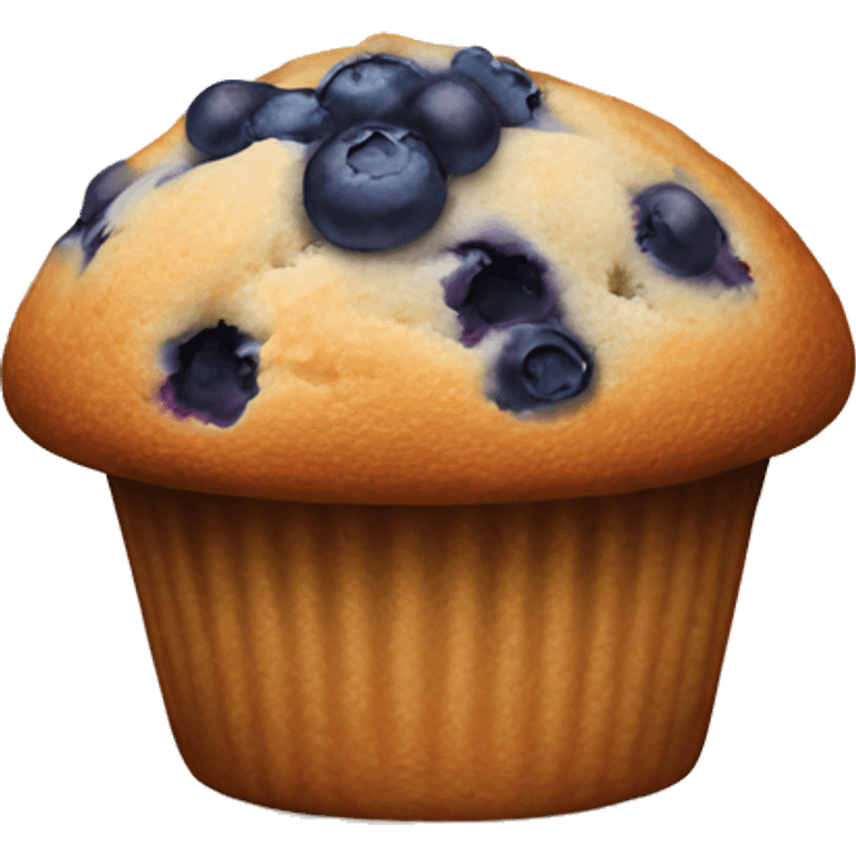 Blueberry muffin emoji