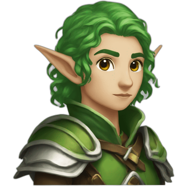 Elf ranger green dnd emoji