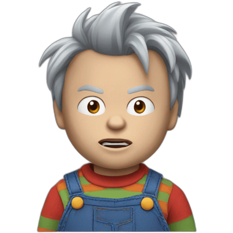 Chucky qui dort sur le côté  emoji