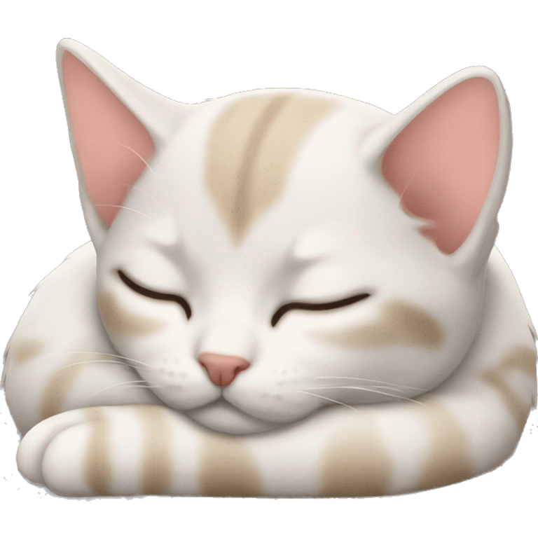 Sleeping kitten emoji