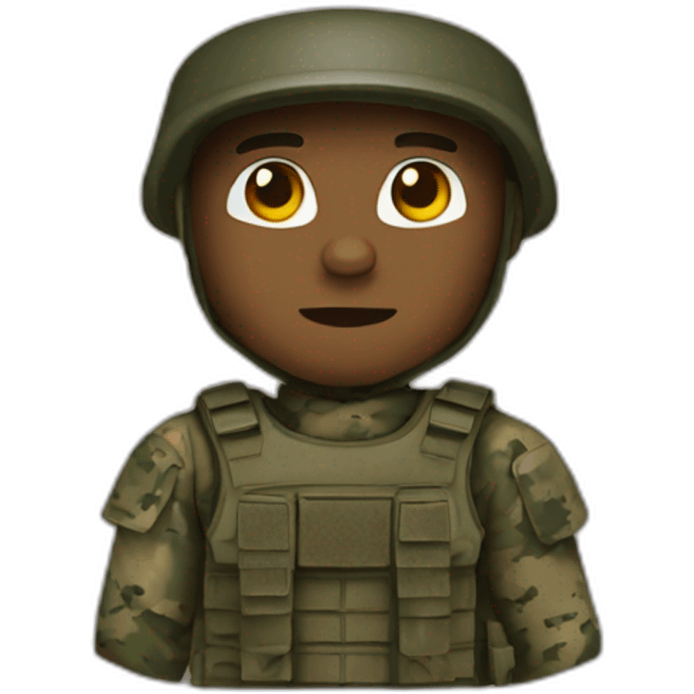 US marine in battle emoji