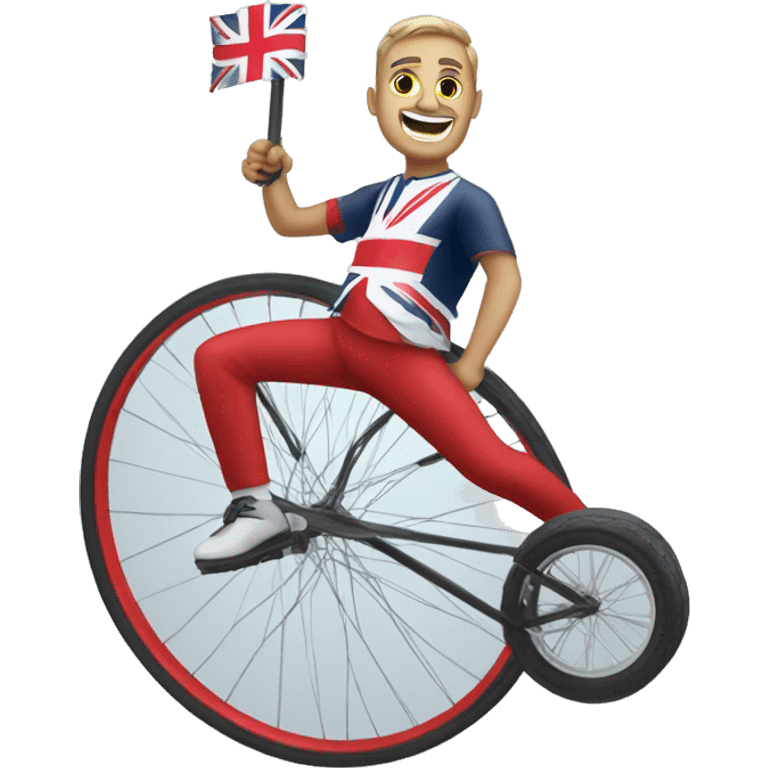 England fan on unicycle emoji