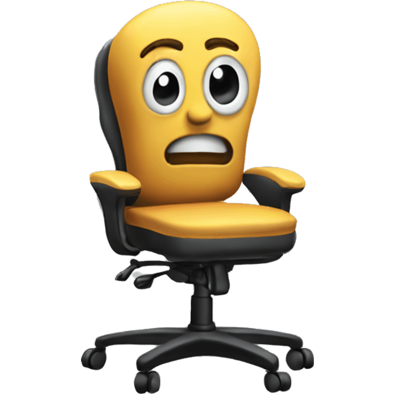 thinking on a Gaming chair emoji