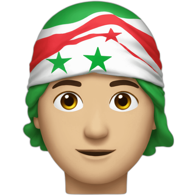 Drapeau Syrie libre emoji