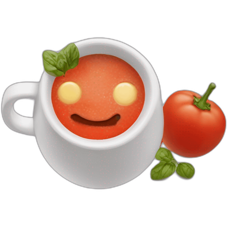 gazpacho en taza emoji