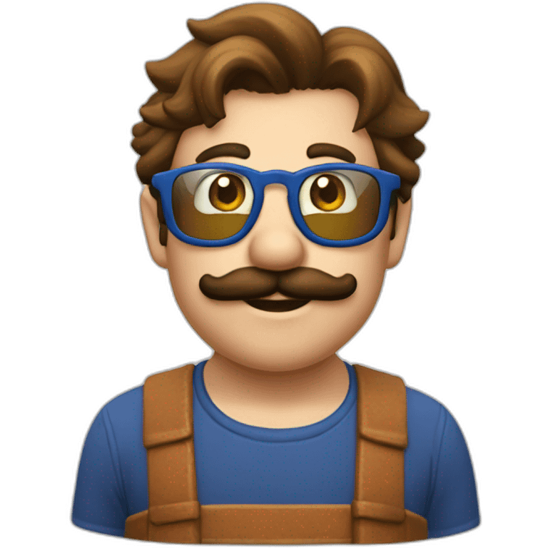 mario et des lunettes de soleil emoji