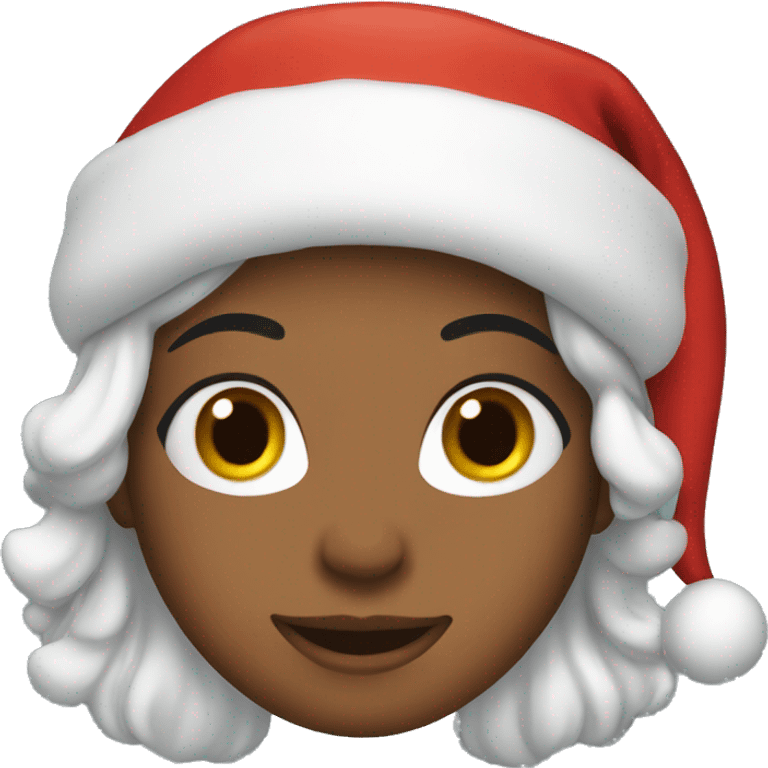 Christmas girl emoji